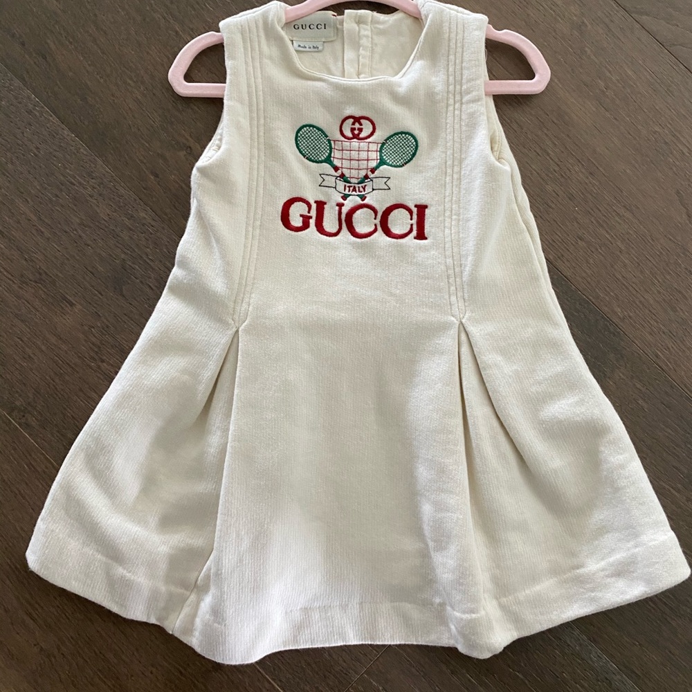 Gucci baby dress 12-18 months